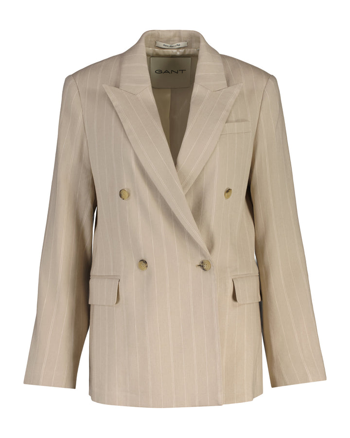 GANT Pinstriped Linen Blend Blazer/Sako 4770351