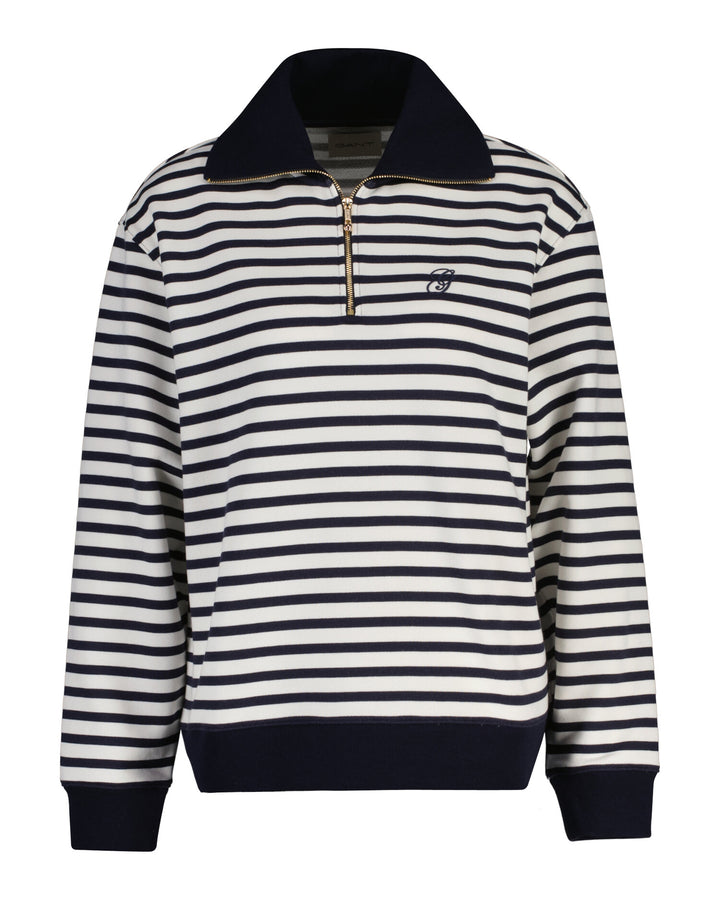 GANT Striped Half-Zip Sweatshirt/Pulover 4201338
