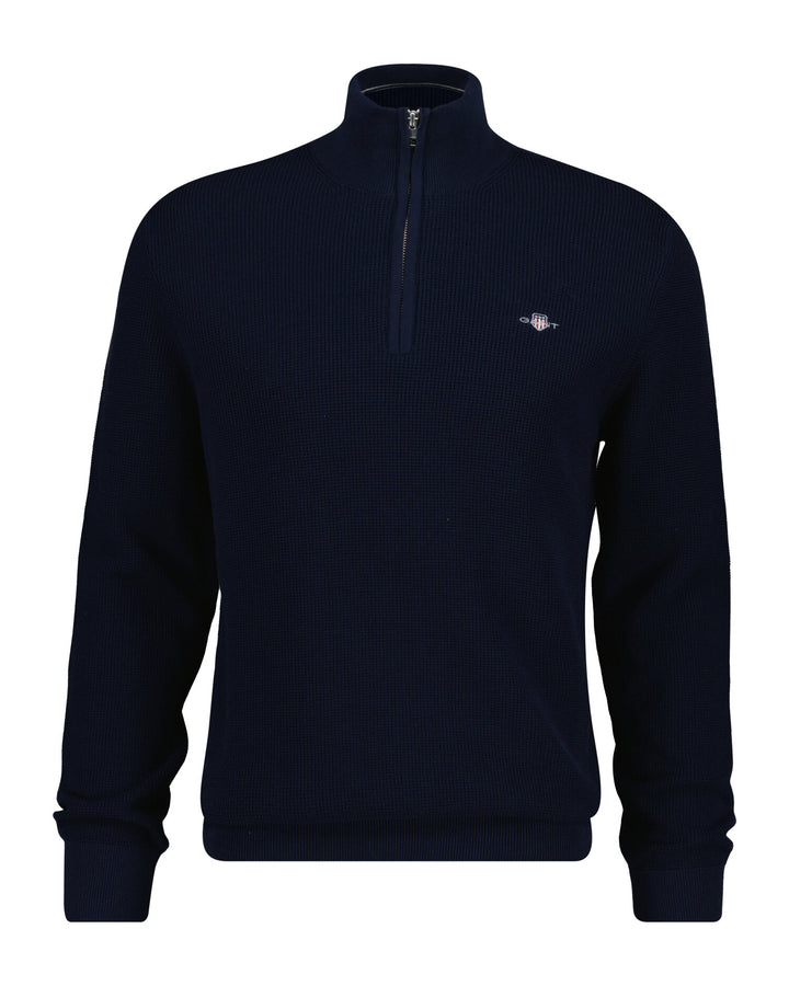 GANT Waffle Knit Half-Zip Sweater/Pulover 8030292