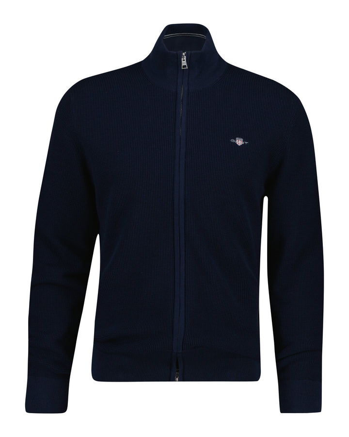 GANT Textured Cotton Zip Cardigan/Pulover 8030293