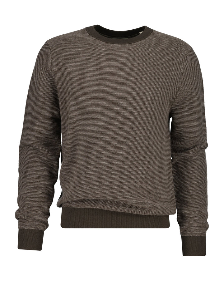 GANT Textured Crew Neck Sweater/Pulover 8080006
