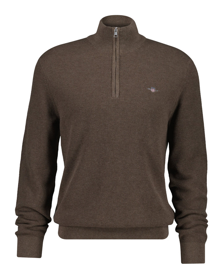GANT Waffle Knit Half-Zip Sweater/Pulover 8030292