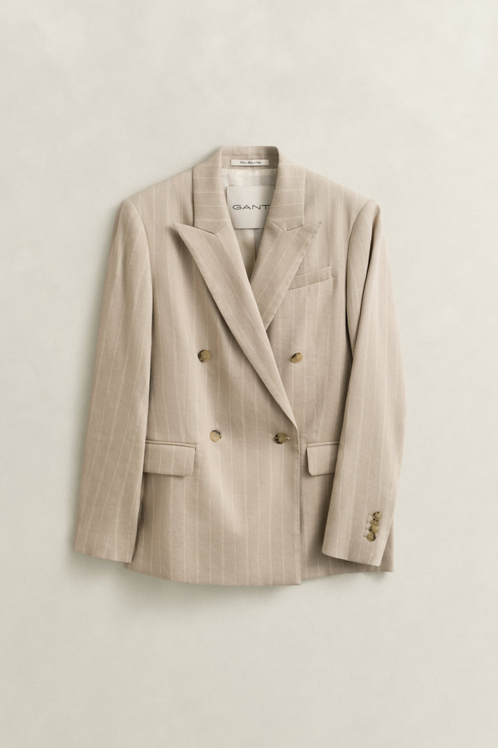 GANT Pinstriped Linen Blend Blazer/Sako 4770351