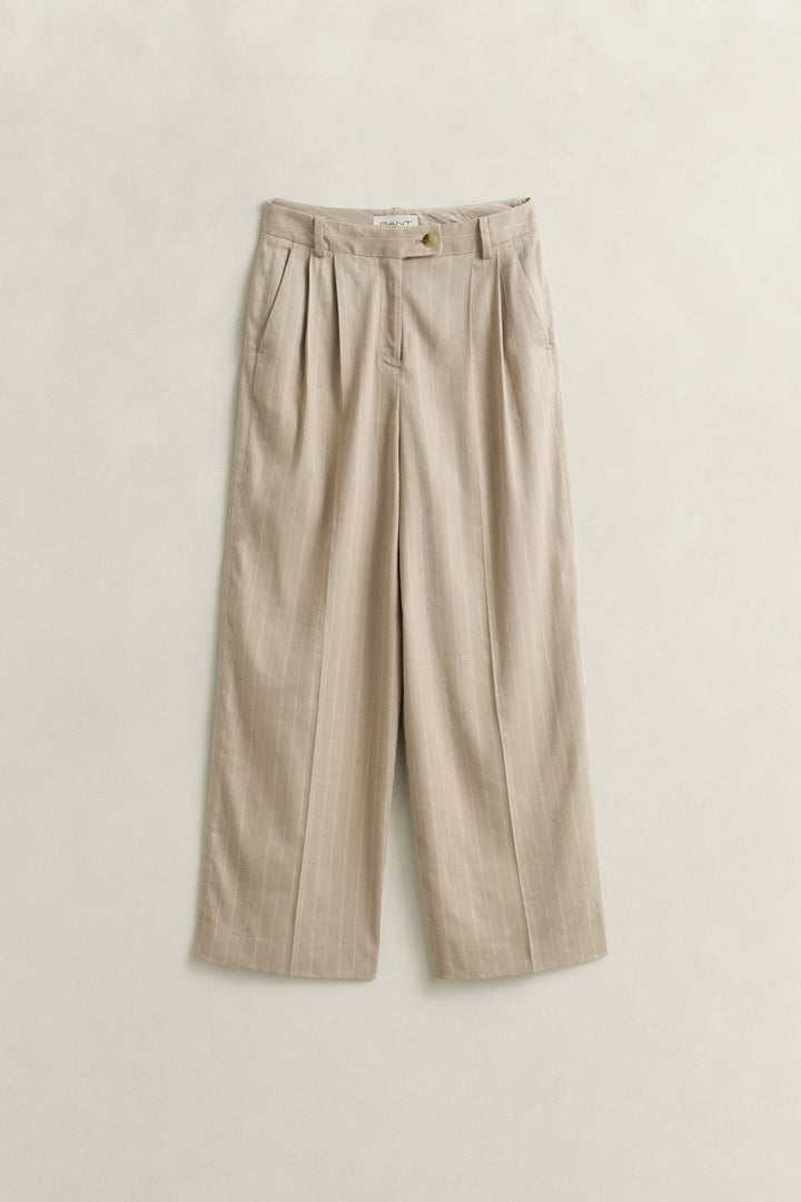 GANT Pinstriped Linen Blend Pants/Hlače 4150392