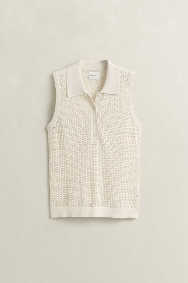 GANT Sleeveless Lace Knit Top/Pulover 4805457