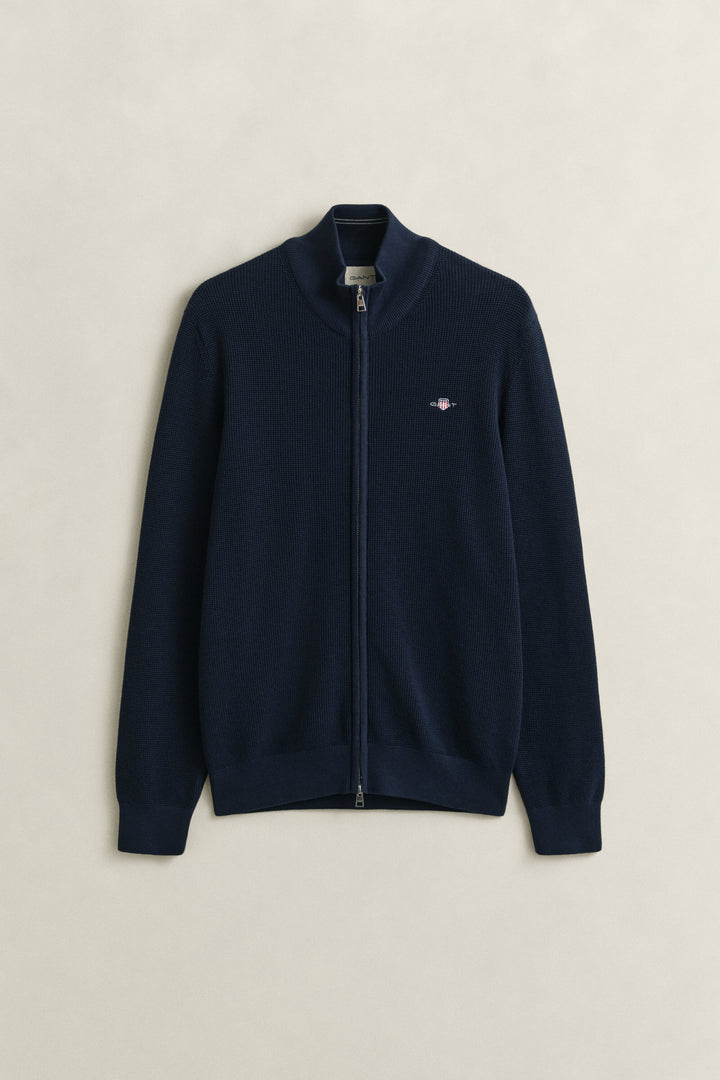 GANT Textured Cotton Zip Cardigan/Pulover 8030293