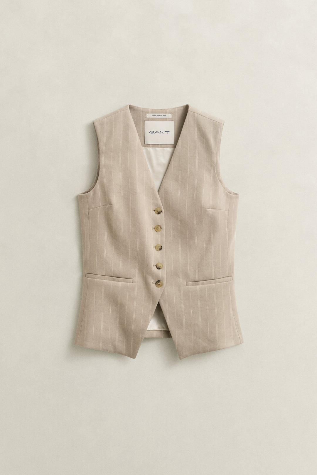 GANT Pinstriped Linen Blend Vest/Prsluk 4770356