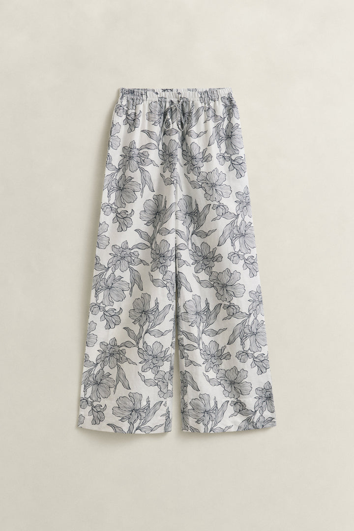 GANT Floral Linen Pants/Hlače 4150396
