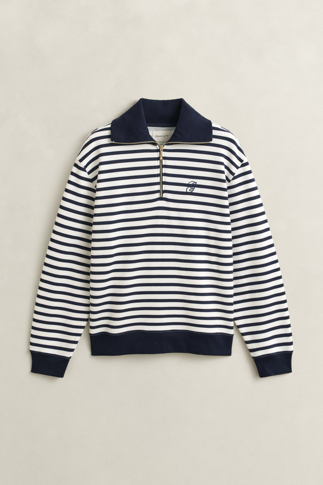 GANT Striped Half-Zip Sweatshirt/Pulover 4201338