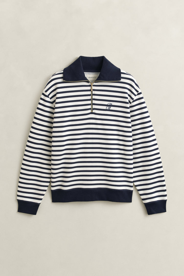 GANT Striped Half-Zip Sweatshirt/Pulover 4201338