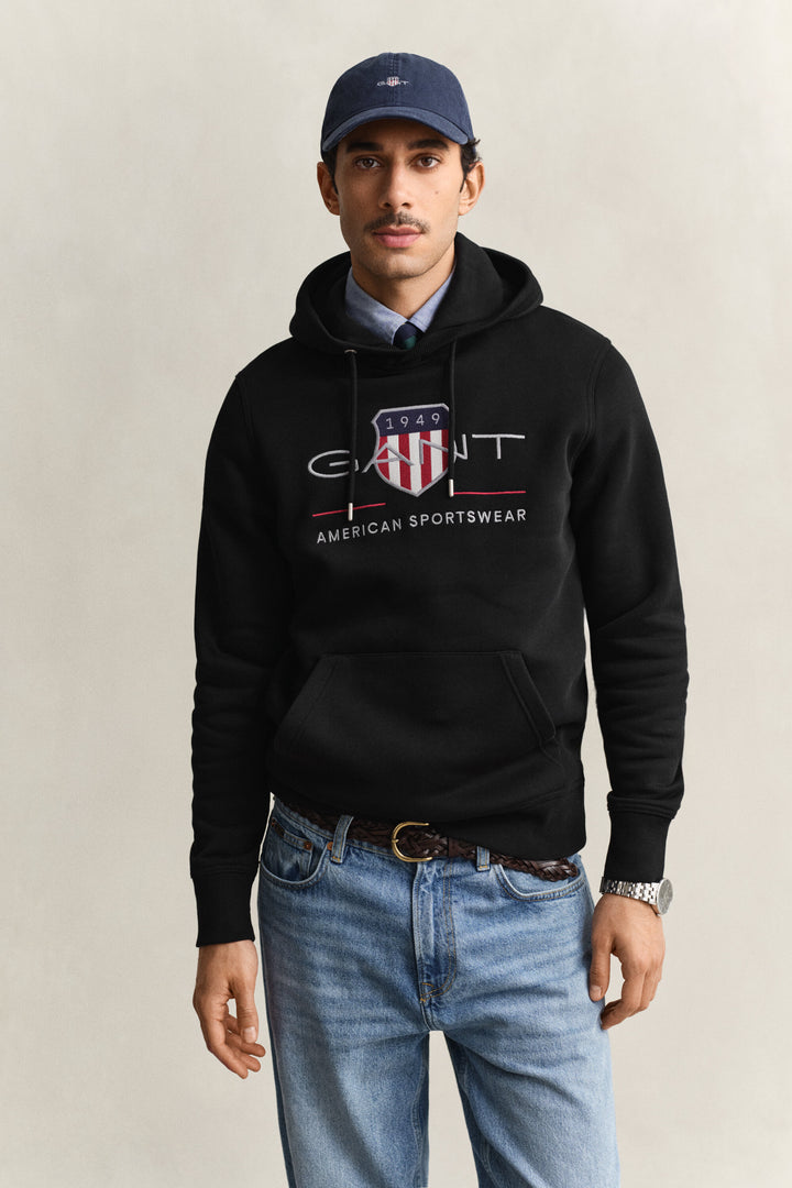 GANT Archive Shield Hoodie/Duks 2047082