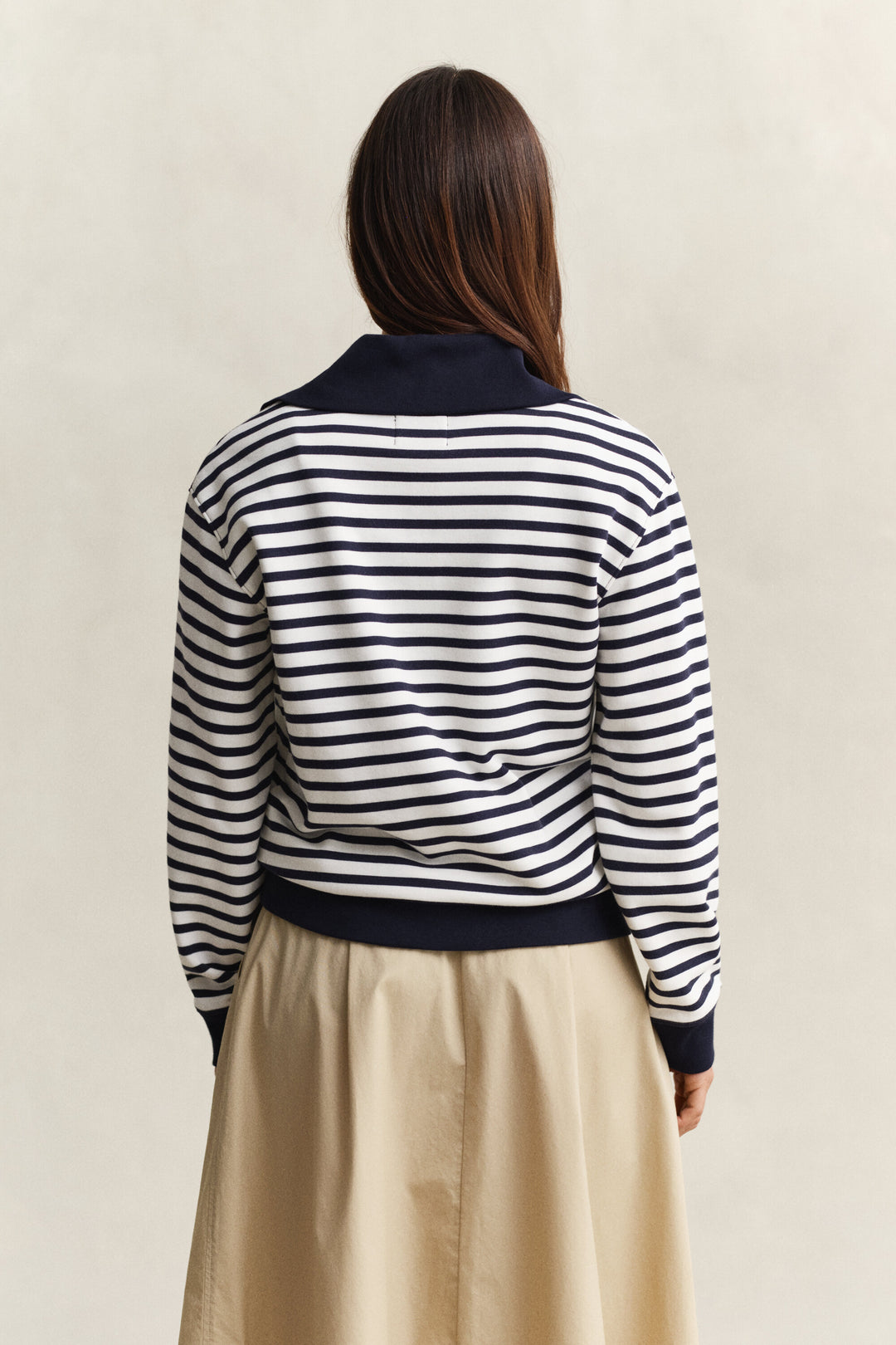 GANT Striped Half-Zip Sweatshirt/Pulover 4201338