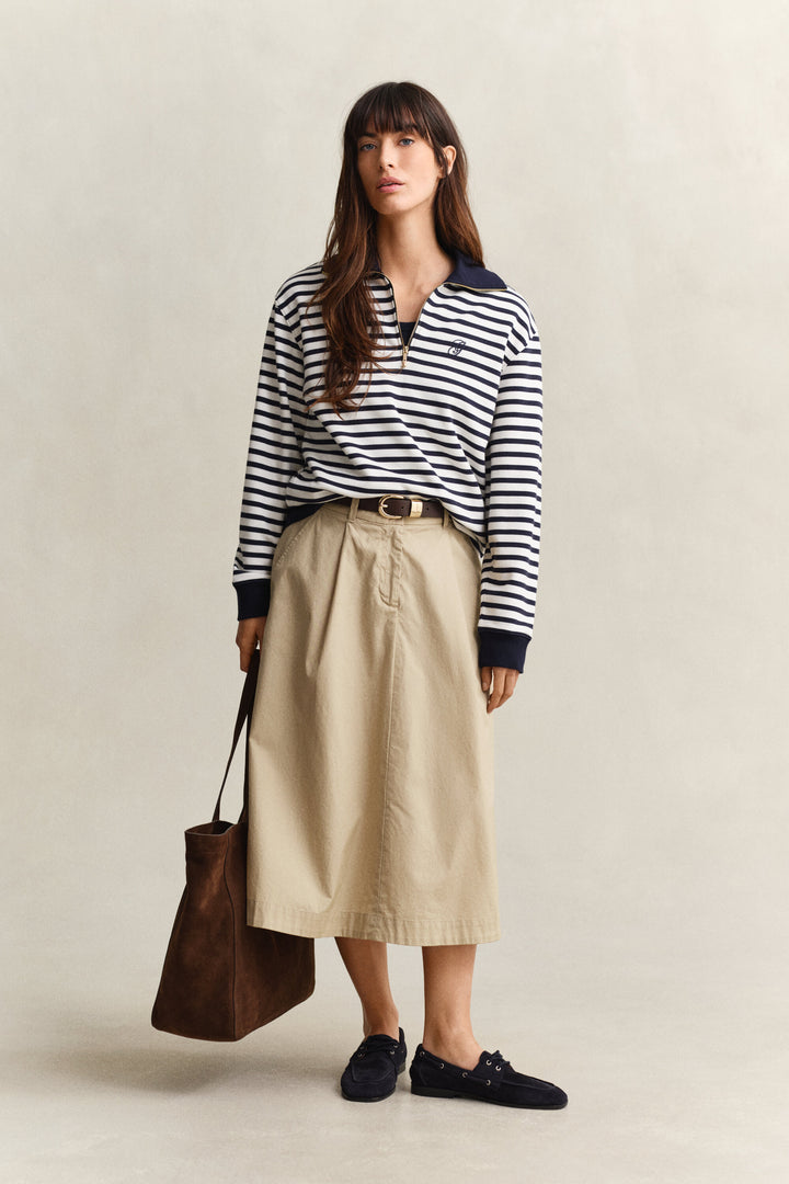 GANT Striped Half-Zip Sweatshirt/Pulover 4201338