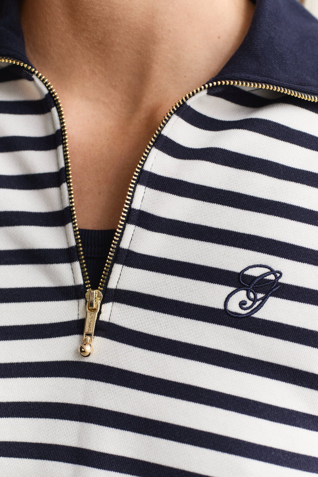 GANT Striped Half-Zip Sweatshirt/Pulover 4201338