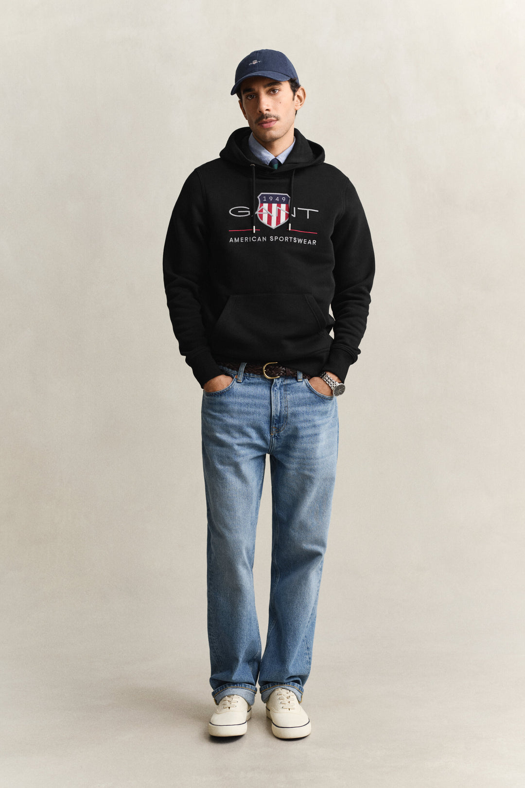 GANT Archive Shield Hoodie/Duks 2047082