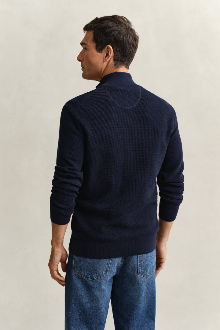 GANT Textured Cotton Zip Cardigan/Pulover 8030293