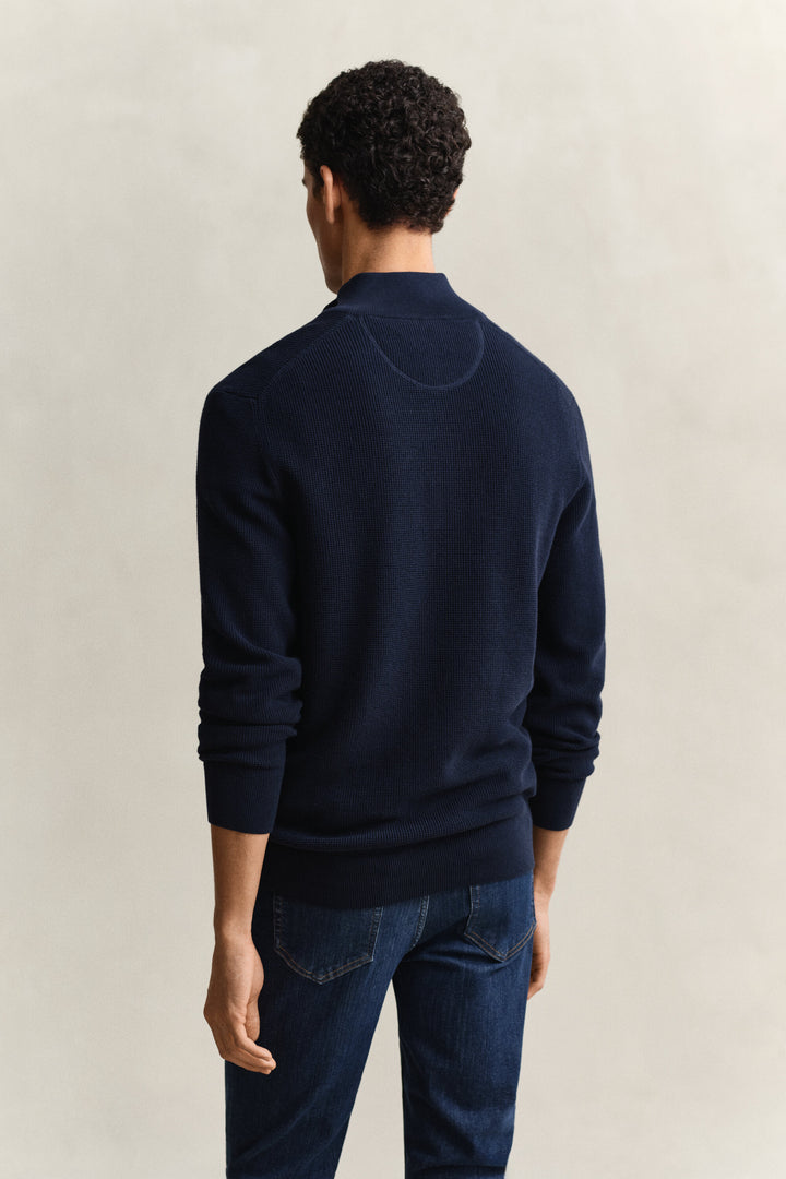 GANT Waffle Knit Half-Zip Sweater/Pulover 8030292