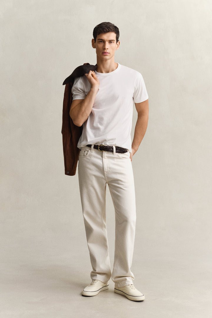 GANT Straight Fit Ecru Jeans/Traperice 1000041