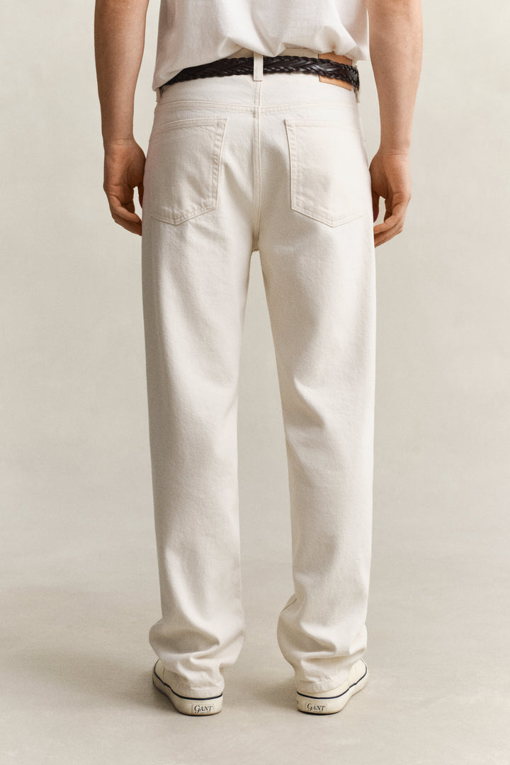 GANT Straight Fit Ecru Jeans/Traperice 1000041
