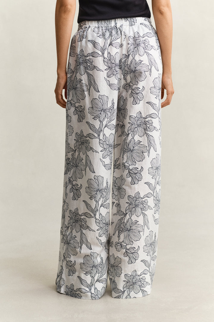 GANT Floral Linen Pants/Hlače 4150396