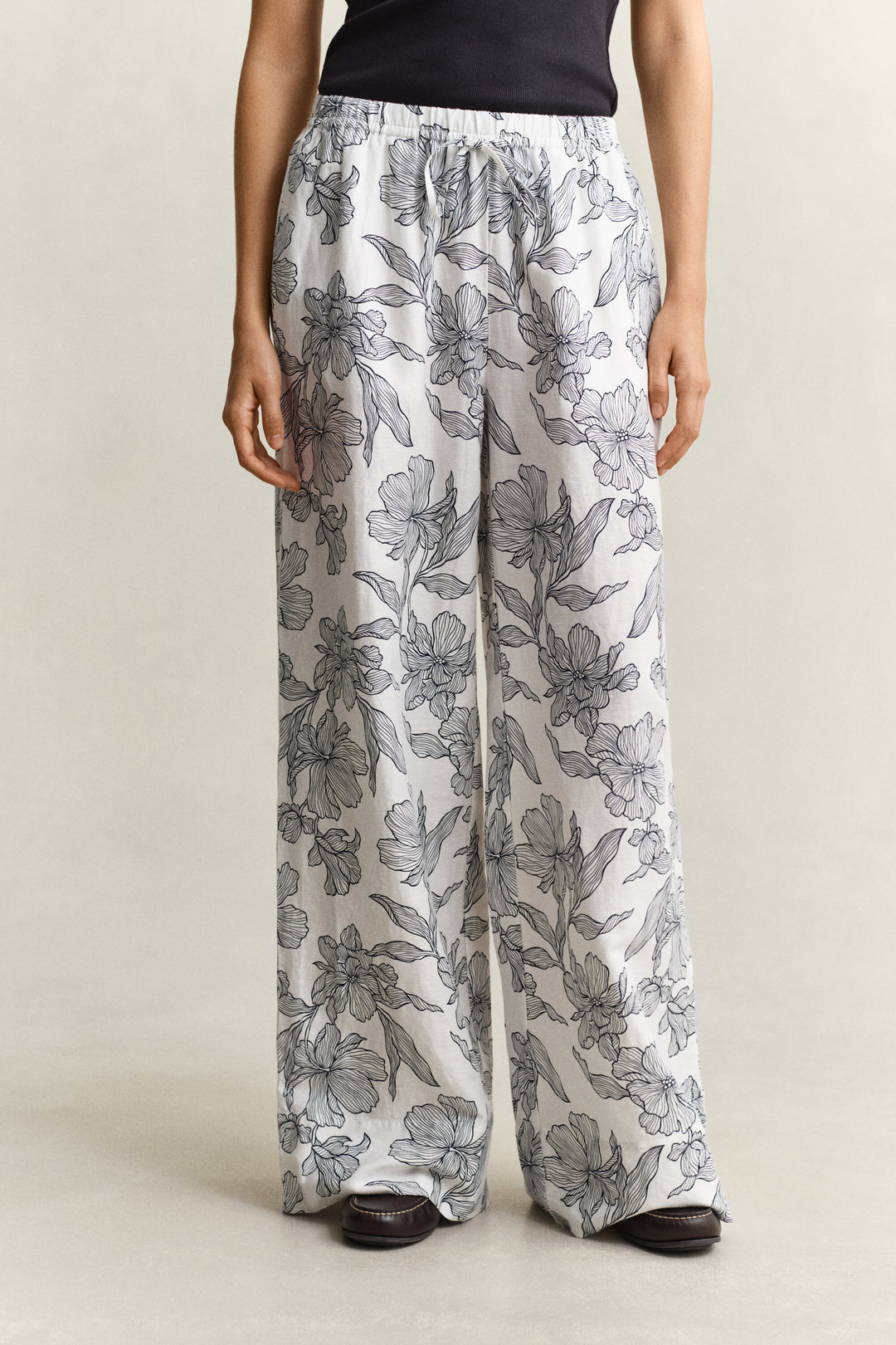 GANT Floral Linen Pants/Hlače 4150396