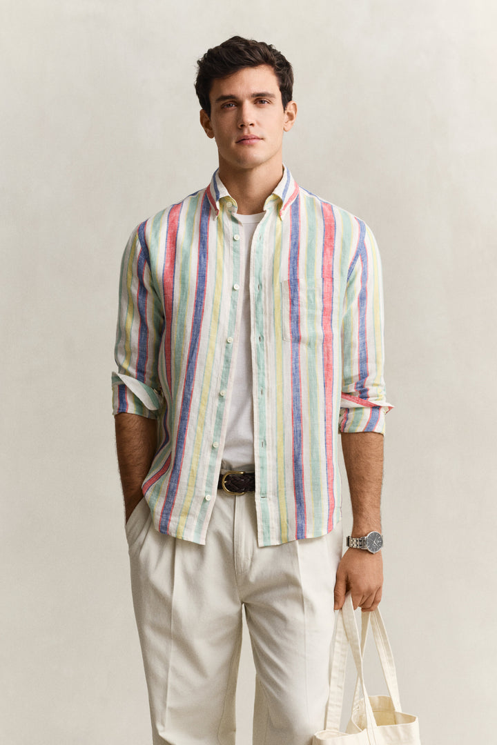 GANT Multistriped Linen Shirt /Košulja 3260057