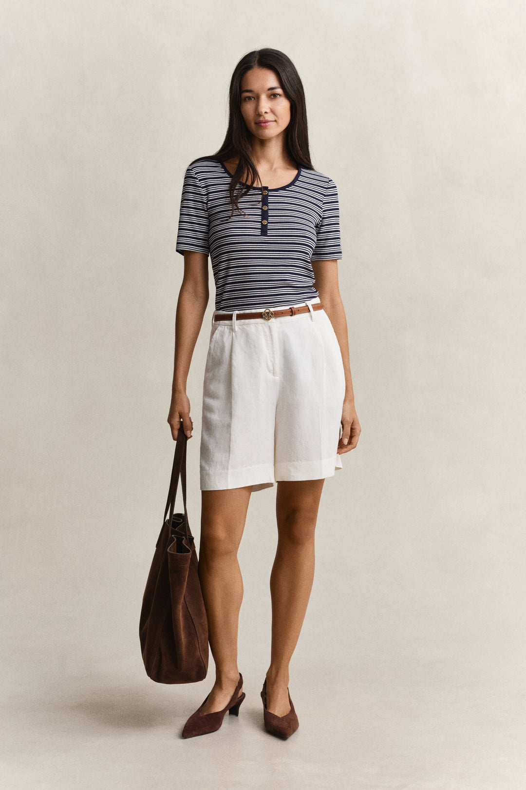 GANT Ribbed Henley Top/Majica 4201438