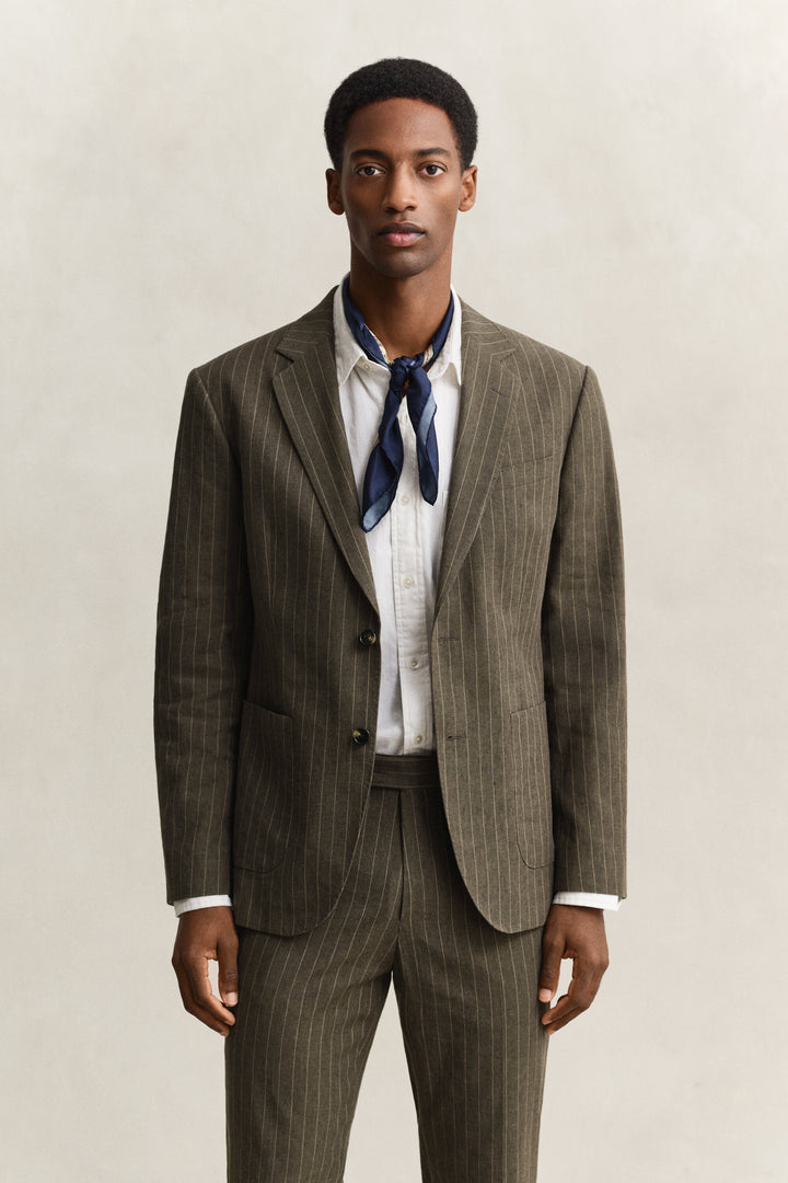 GANT Pinstriped Suit Jacket /Sako 7706371