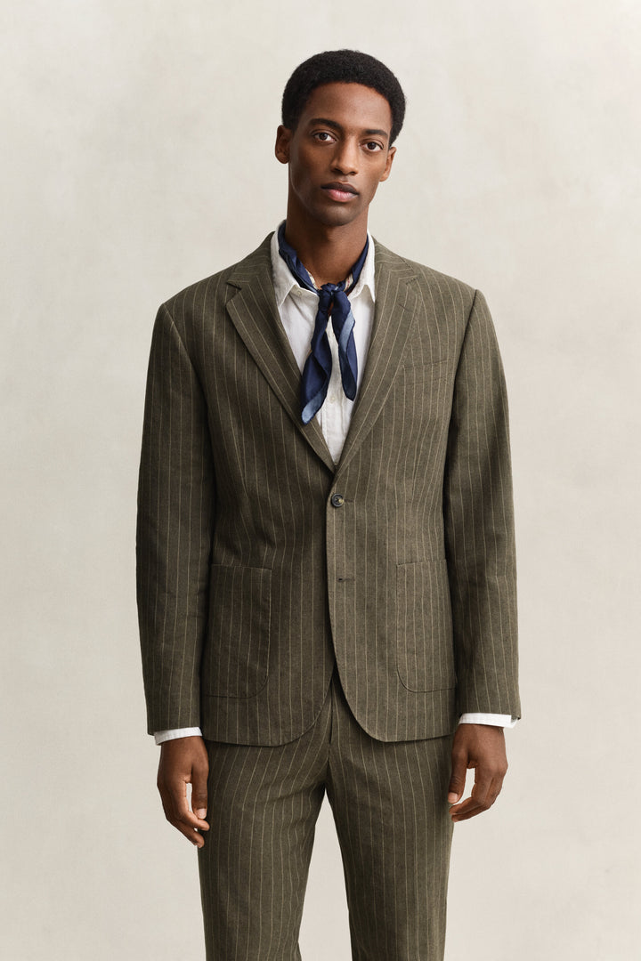 GANT Pinstriped Suit Jacket /Sako 7706371