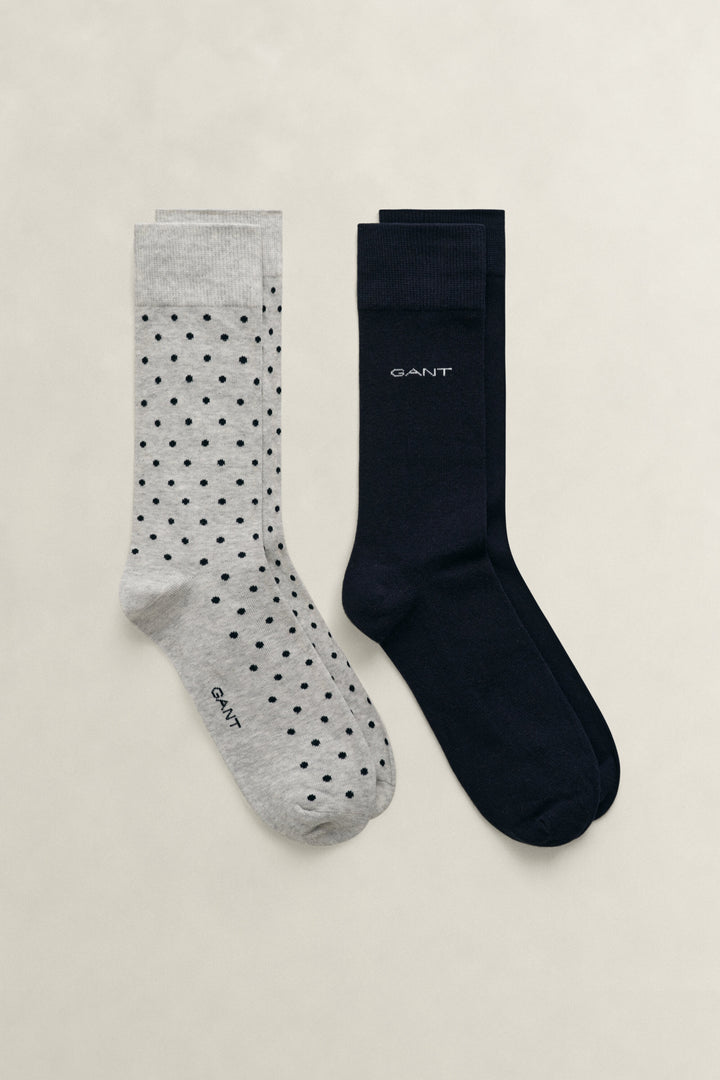 GANT 2-Pack Dot &amp; Solid Socks/Čarape 9960260