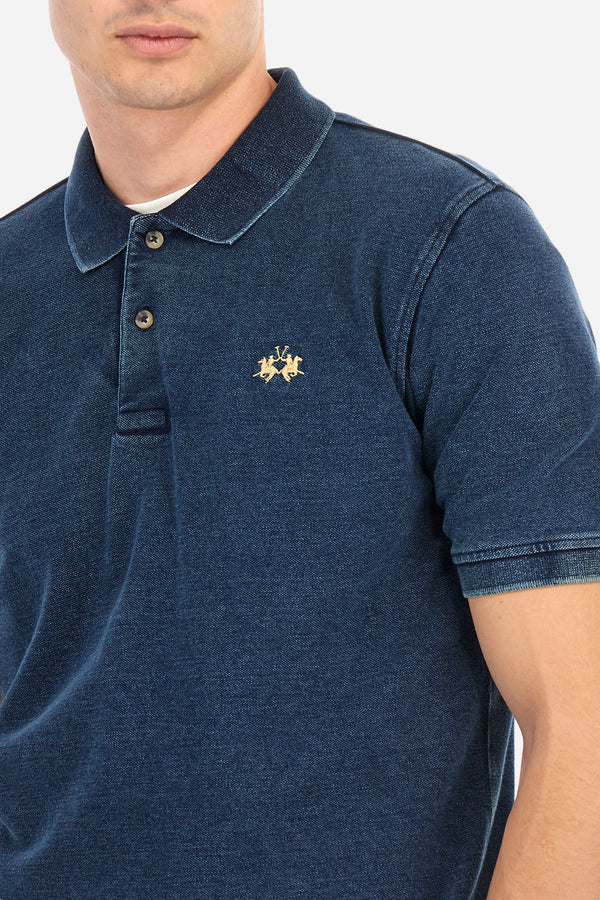 La Martina S/S Polo Indigo Piquet/Polo majica MAP011-PK188