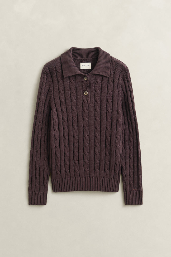 GANT Cable Knit Rugger/Pulover 4802406