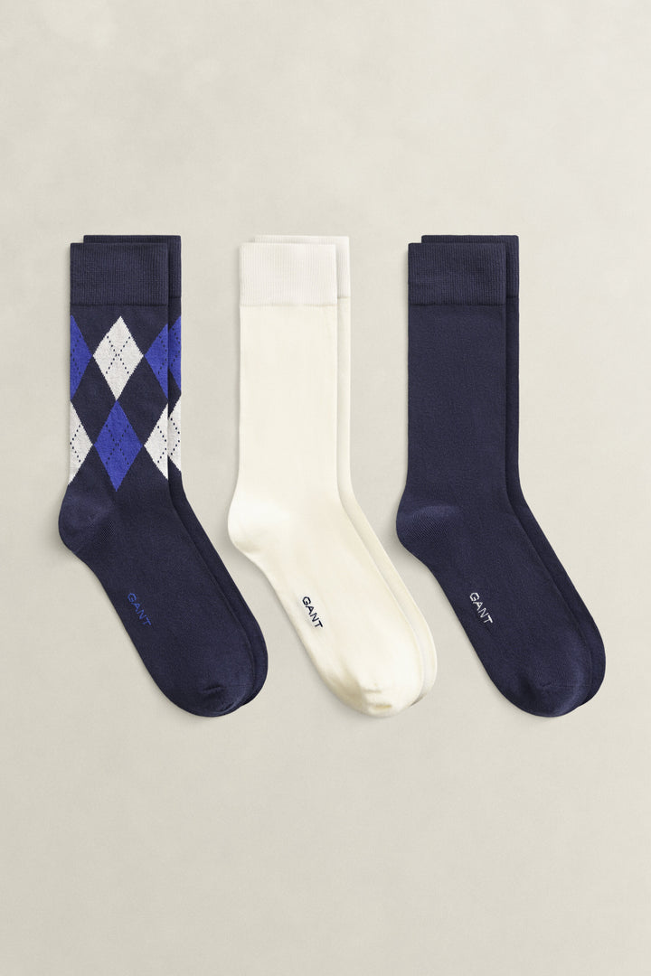 GANT 3-Pack Argyle Socks/Modni dodaci 9960399