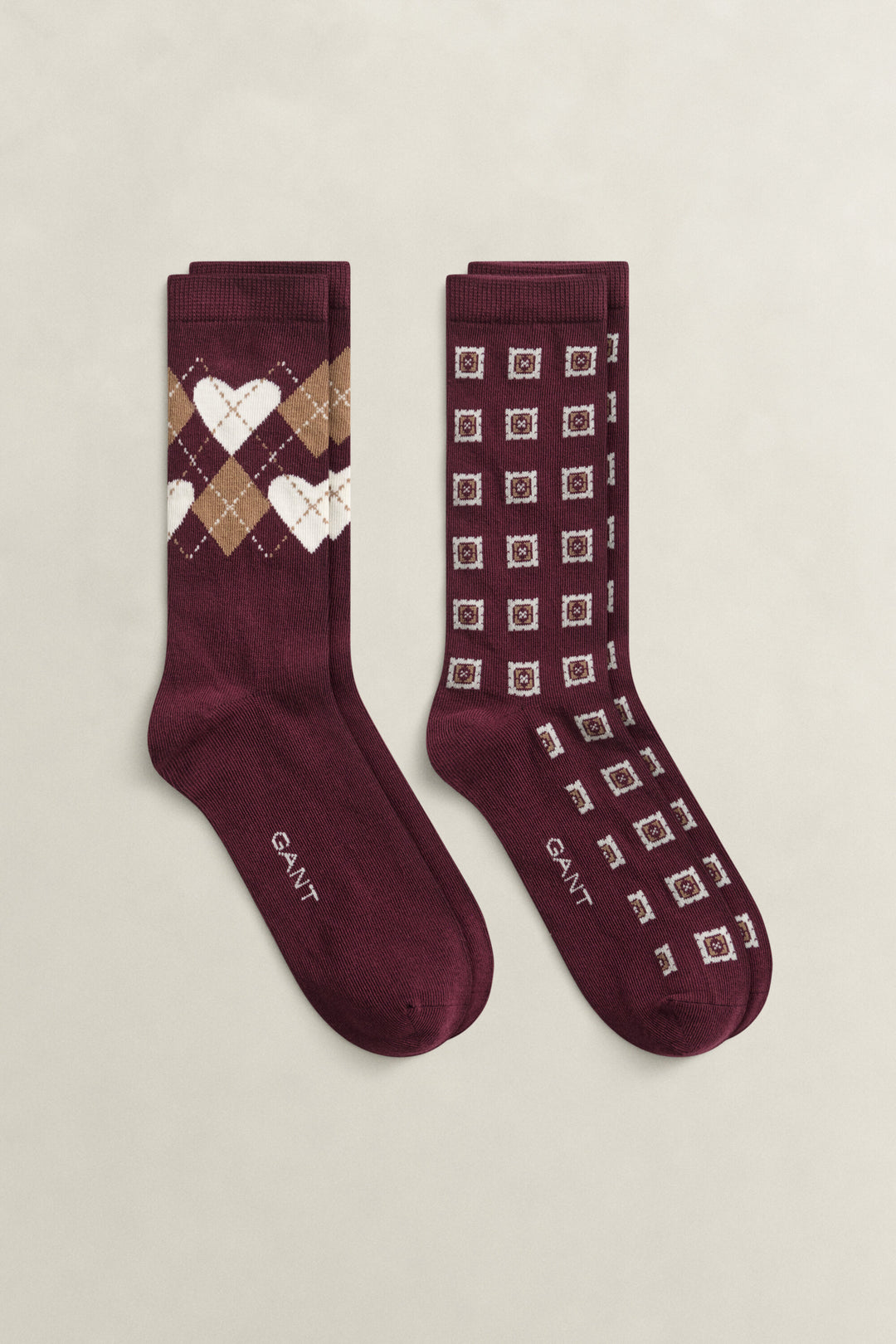 GANT 2-Pack Argyle Heart Socks Gift Box/Modni dodaci 4960292