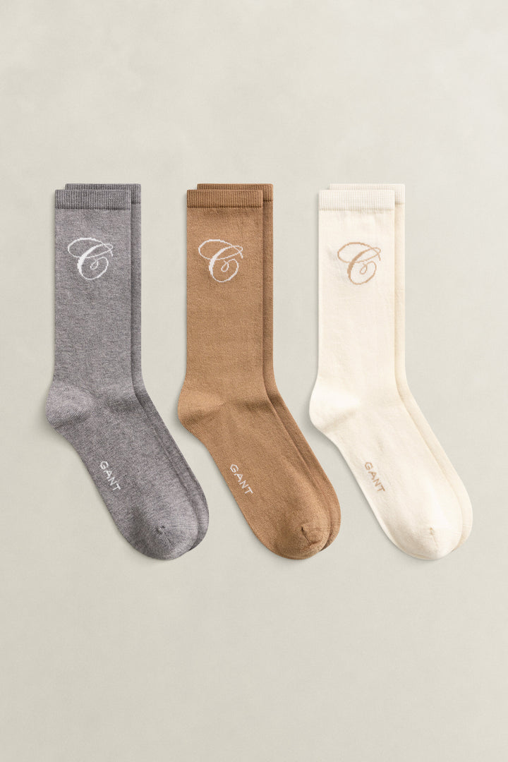 GANT 3-Pack G Script Socks/Modni dodaci 4960286
