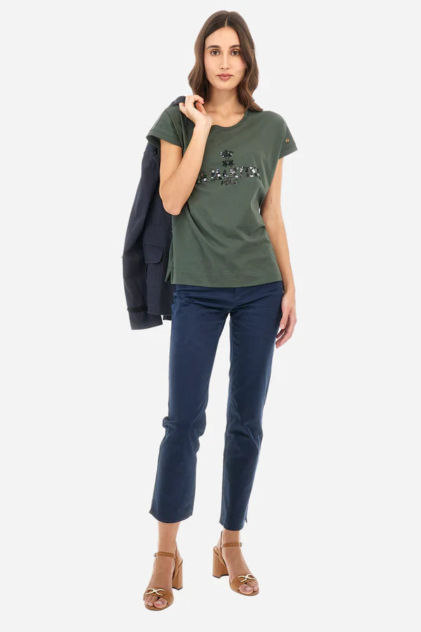 La Martina T-Shirt S/S Jersey /Majica WAR300-JS206