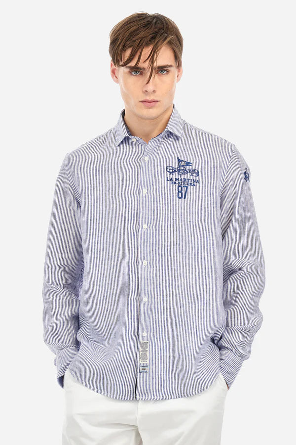 La Martina Shirt Linen /Košulja MAC004-TL142