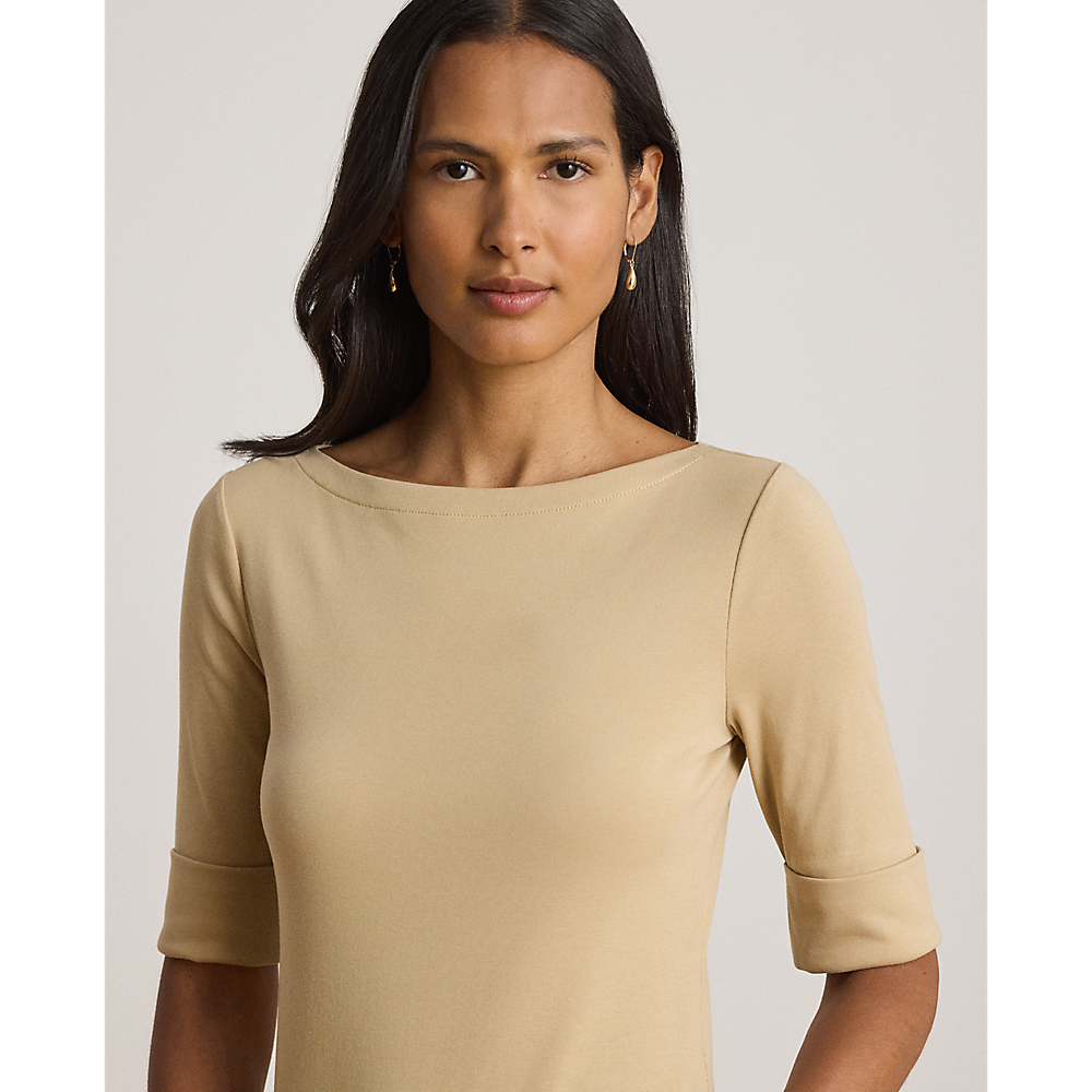 LRL Stretch Cotton Boatneck Tee/Majica 200654963177