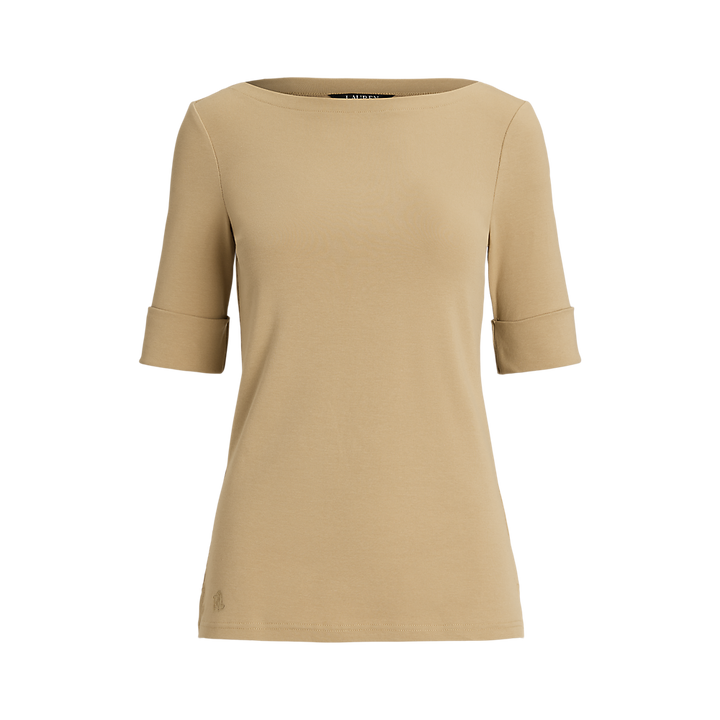 LRL Stretch Cotton Boatneck Tee/Majica 200654963177
