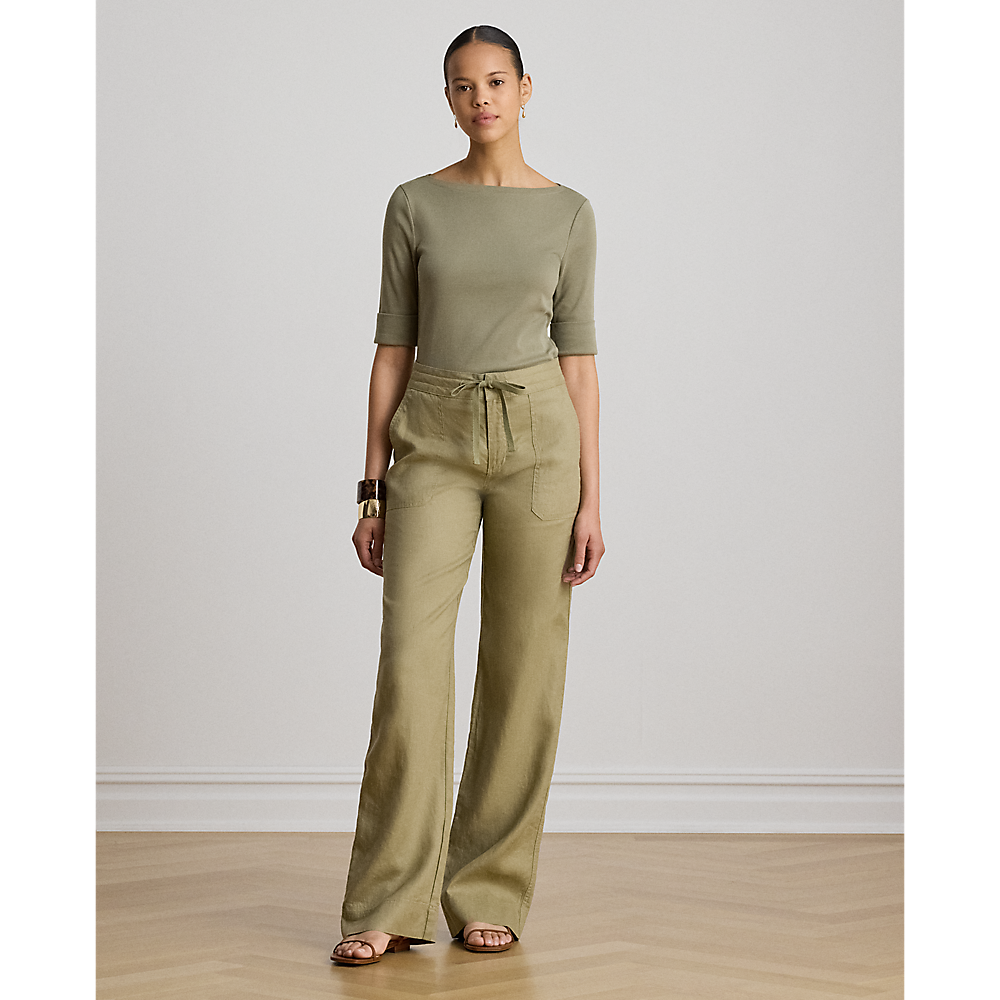 LRL Stretch Cotton Boatneck Tee/ Majica 200654963204