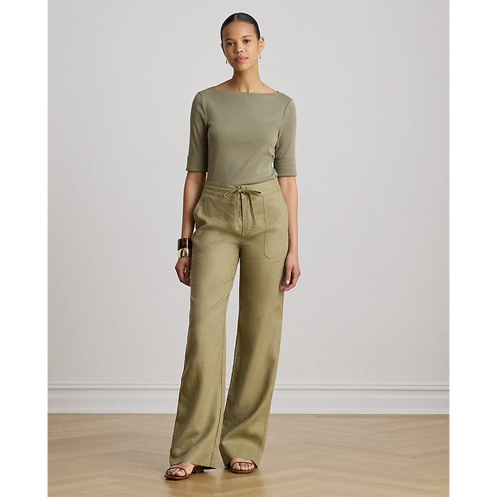 LRL Stretch Cotton Boatneck Tee/ Majica 200654963204