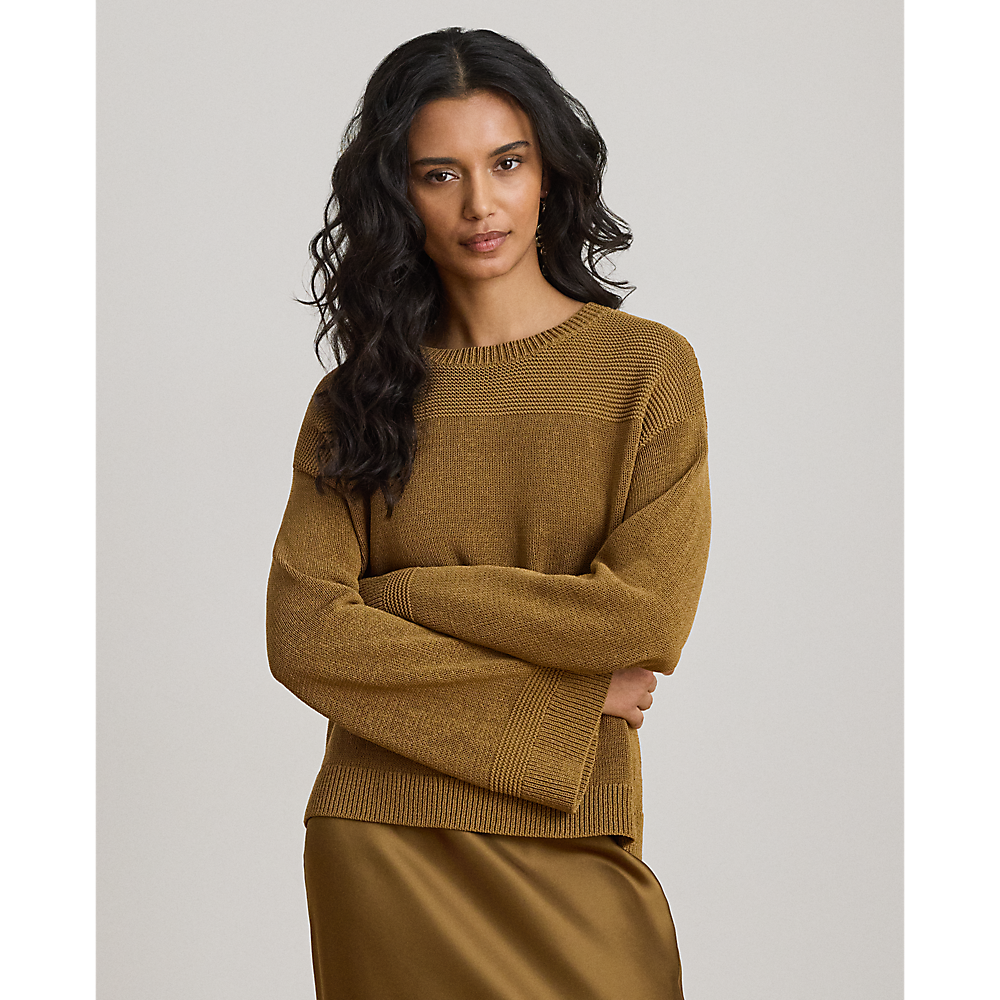 LRL Cotton-Blend Crewneck Sweater/Pulover 200B20915001