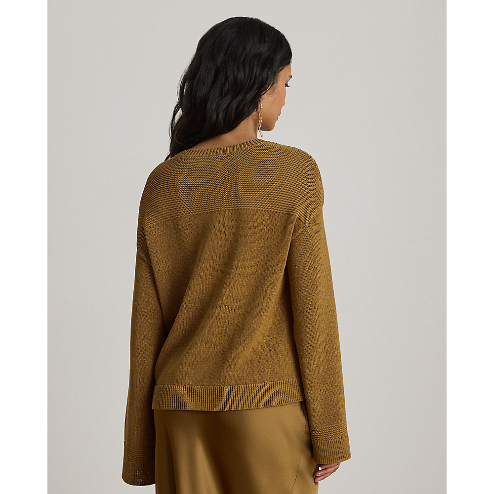 LRL Cotton-Blend Crewneck Sweater/Pulover 200B20915001