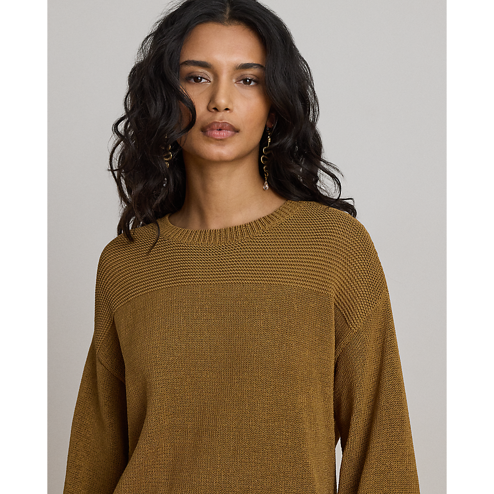 LRL Cotton-Blend Crewneck Sweater/Pulover 200B20915001