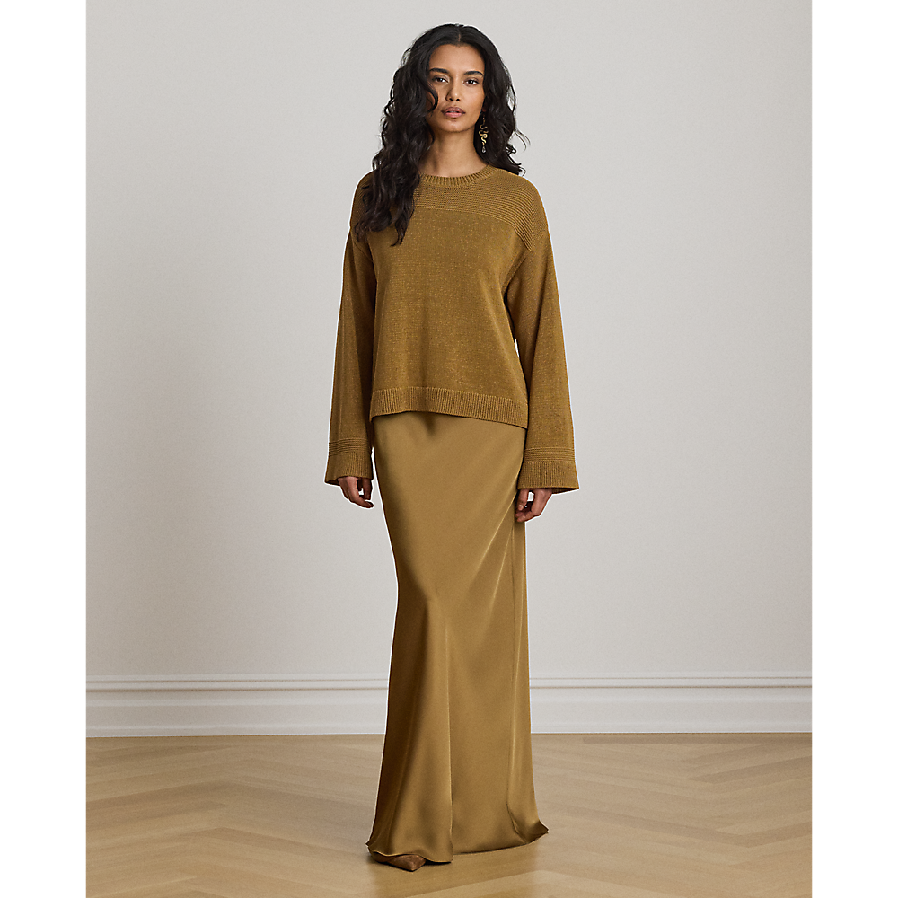 LRL Cotton-Blend Crewneck Sweater/Pulover 200B20915001