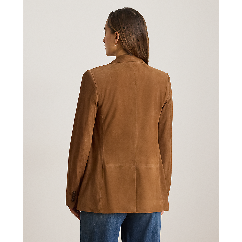 LRL Goat-Suede Blazer/Sako 200B24164001