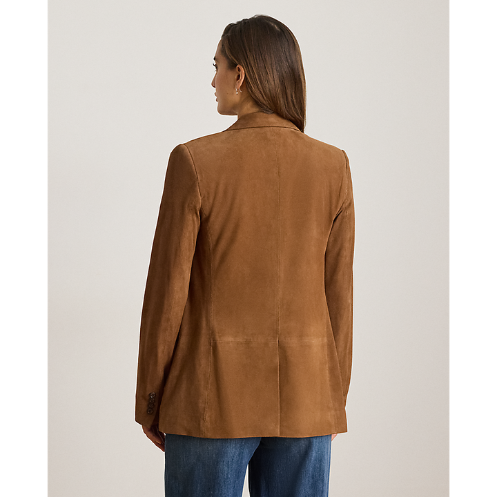 LRL Goat-Suede Blazer/Sako 200B24164001