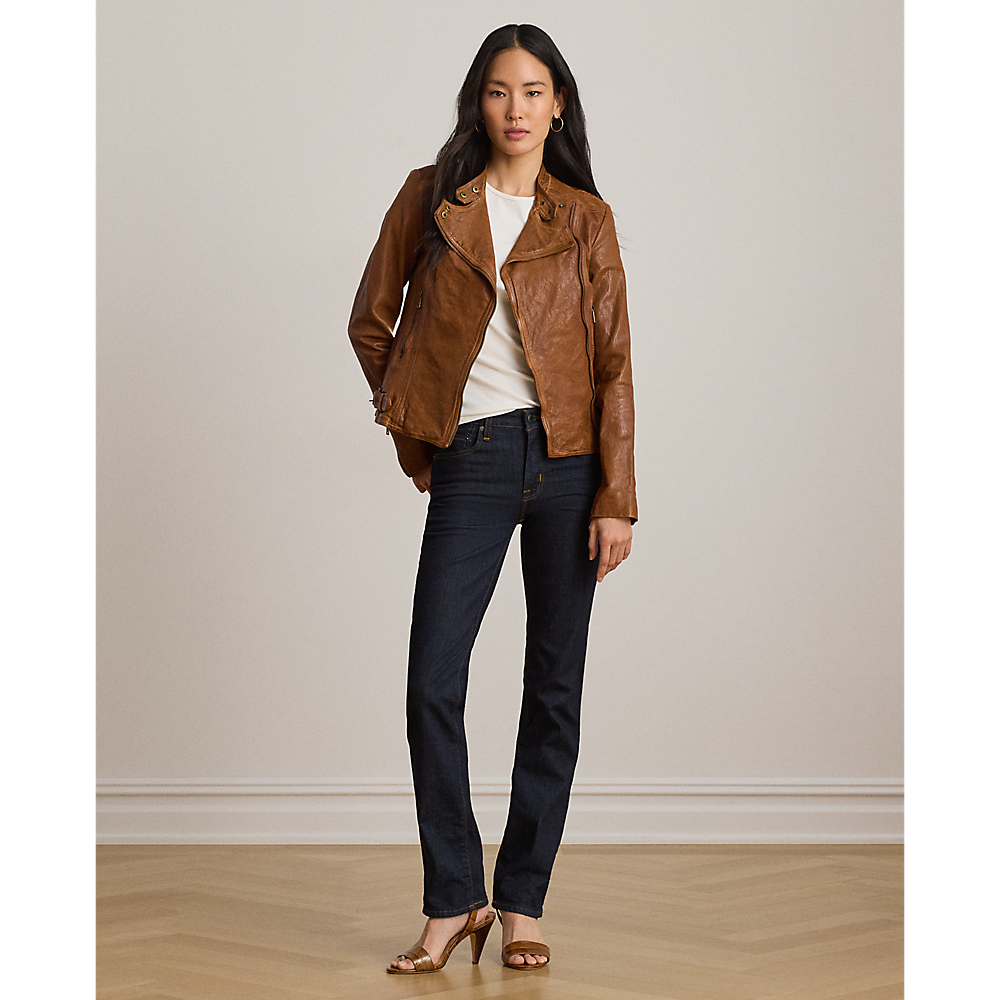 LRL High-Rise Slim Straight Jean/Traperice 200B27742001