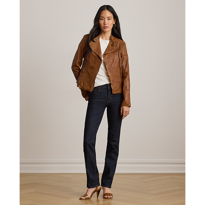 LRL High-Rise Slim Straight Jean/Traperice 200B27742001