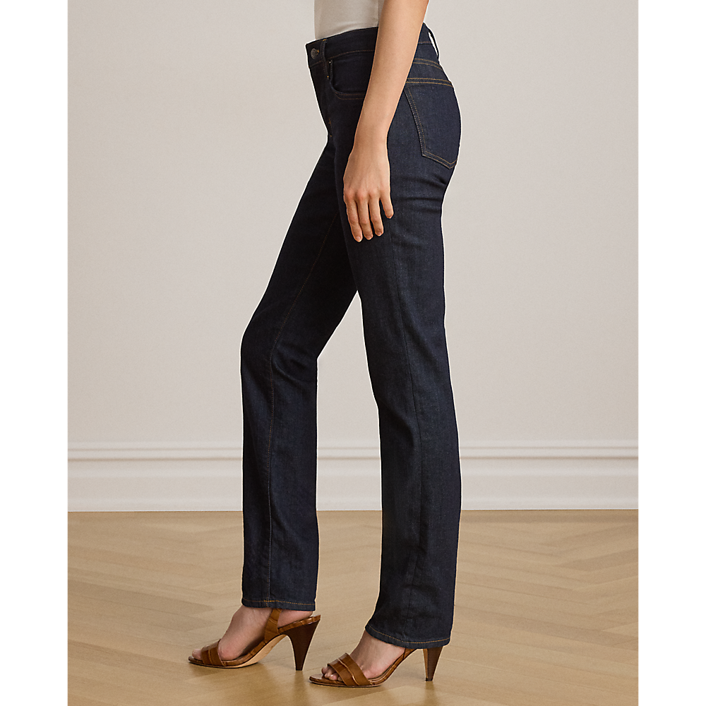 LRL High-Rise Slim Straight Jean/Traperice 200B27742001